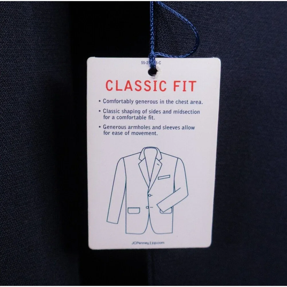 Stafford Performance Blazer Sport Coat 50L Bronze 2-Button Stretch Wool Jacket
